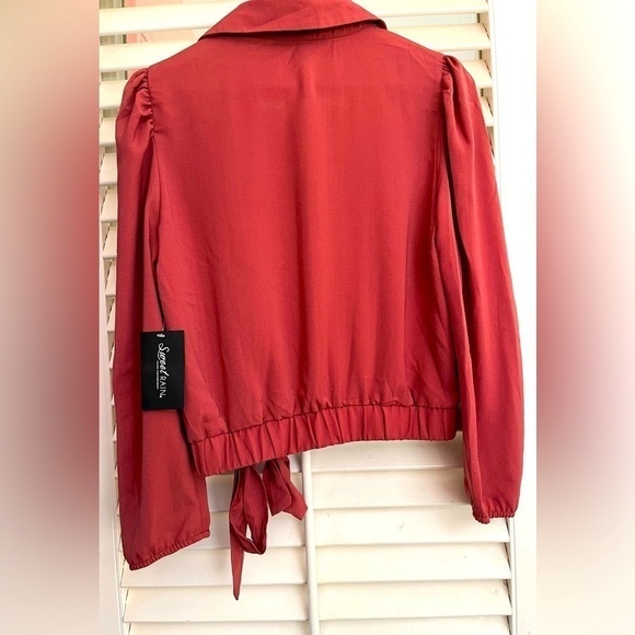 Sweet Rain wrap top Sz Medium NWT - Picture 3 of 5